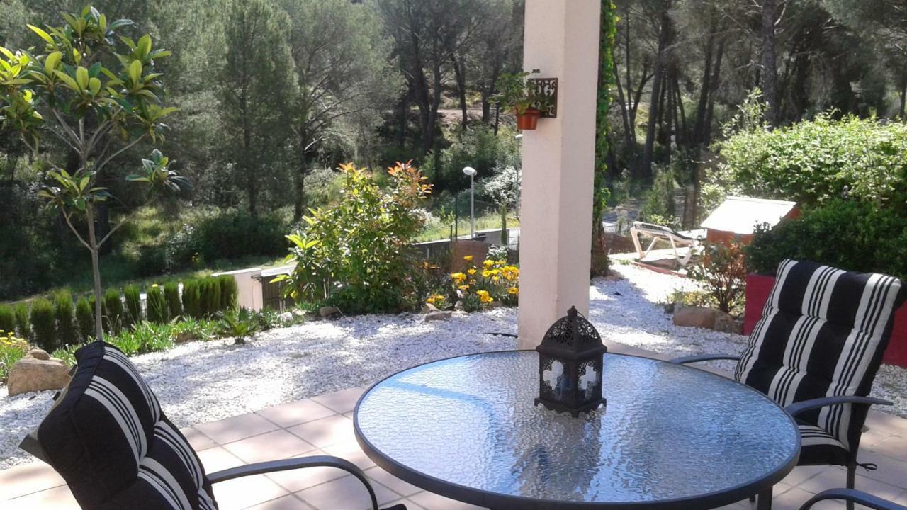 Casa Encantadora Con Piscina Privada Y Chimenea Villa Las Jaras Esterno foto