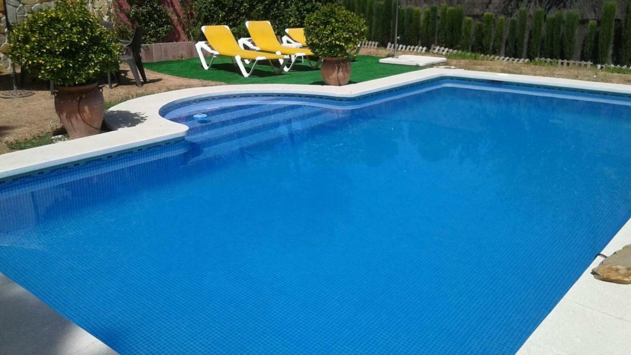 Casa Encantadora Con Piscina Privada Y Chimenea Villa Las Jaras Esterno foto